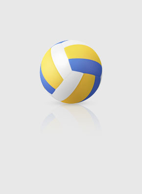 Volleyball spielen Chemiefaser